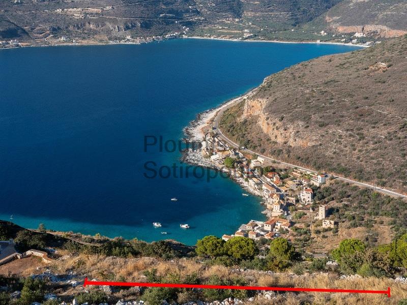 Land plot with permit in Limeni, Peloponnese Greece for Sale