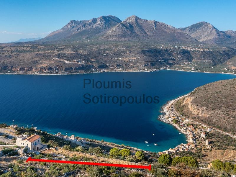 Land plot with permit in Limeni, Peloponnese Greece for Sale