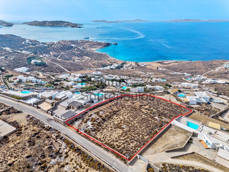 Οικόπεδο με Πανοραμική Θέα, Μυκόνος Ελλάδα προς Πώληση