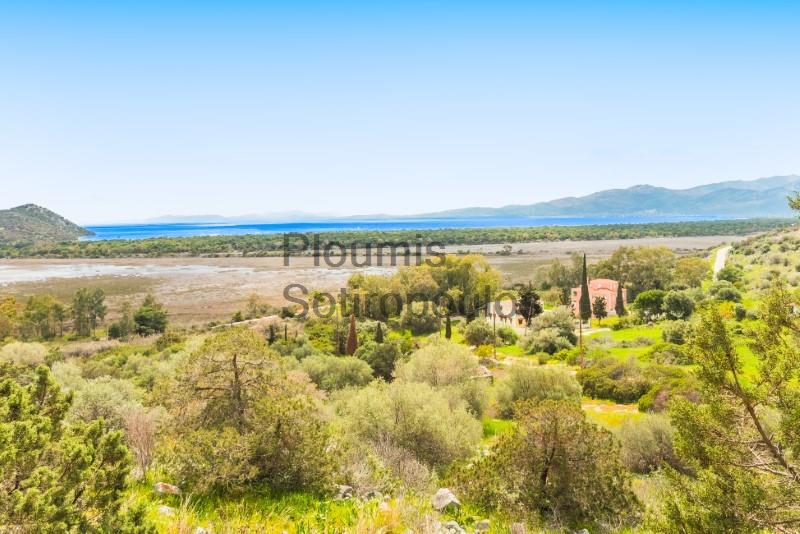Land plot with open view in Schoinias, Marathon Attica Greece for Sale